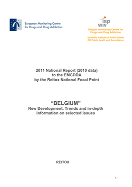 2011 NATIONAL REPORT BELGIUM Final for Sharepointv2