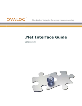 Net Interface Guide Version 12.1