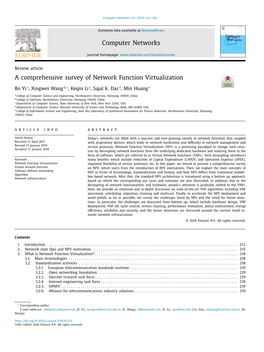 A Comprehensive Survey of Network Function Virtualization