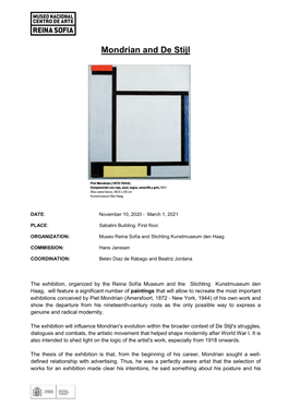 Mondrian and De Stijl