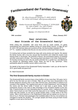 Familienverband „Die Groenevelds“