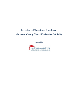 Gwinnett County Year 5 Evaluation (2013-14)
