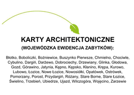 Karty Architektoniczne (Wojewódzka Ewidencja Zabytków)