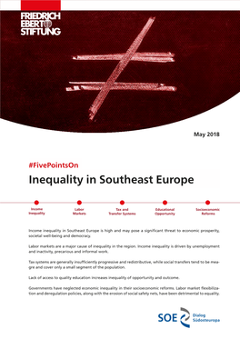 Inequality in Southeast Europe