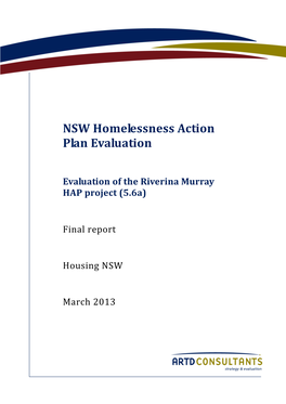 Evaluation of the Riverina Murray HAP Project (5.6A)