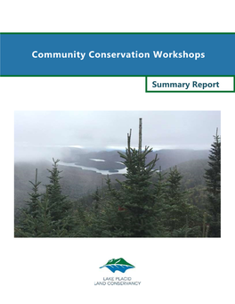 Community Conservation Workshops