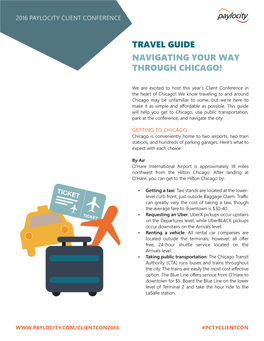 Travel Guide Navigating Your Way Through Chicago!