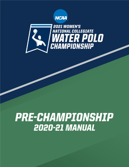 2020-21 Pre-Championship Manual