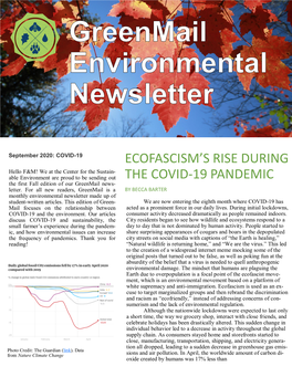 Ecofascism's Rise During the Covid-19 Pandemic