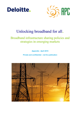 Unlocking Broadband for All Appendix