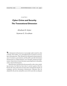 Cyber Crime and Security the Transnational Dimension