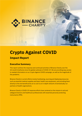 Crypto Against COVID Impact Report