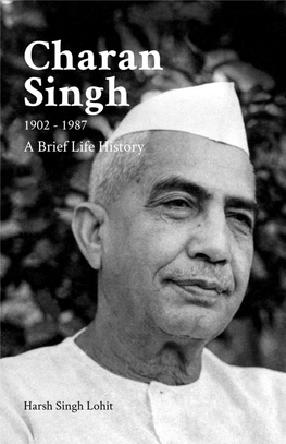 Charan Singh 1902-1987