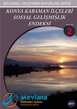 Konya Karaman İlçeleri Sosyal Gelişmişlik Endeksi