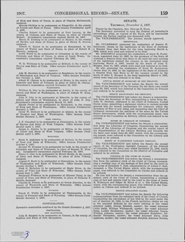 1907. Congressional Record-Sen Ate. 1167