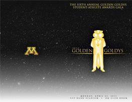 Golden Goldys 2012 Program.Pdf