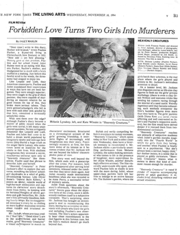 Forbidden Love Turns Two Girls Into Murderers