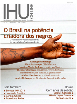 O Brasil Na Potência Criadora Dos Negros O Necessário Reconhecimento Da Memória Afrodescendente