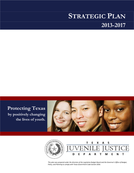 Texas Juvenile Justice Department Strategic Plan for 2013
