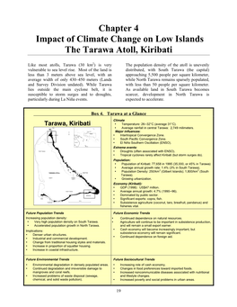 Chapter 4 Impact of Climate Change on Low Islands the Tarawa Atoll, Kiribati