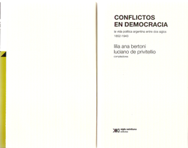 6. Nacionalistas Y Conservadores, Entre Yrigoyen Y La “Década Infame” 149 María Inés Tato