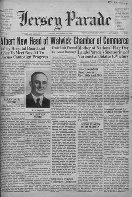 Albert New Head of Walwick Chamber of Commerce I ______»
