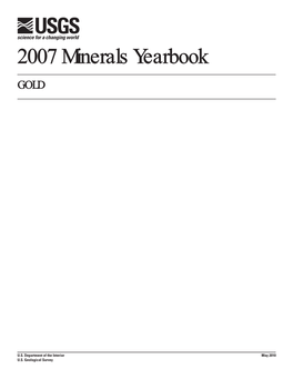 2007 Minerals Yearbook