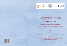 Book Proceedings of ICSNS XIV, Paris