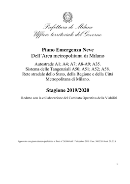 Prefettura Di Milano Ufficio Territoriale Del Governo