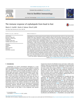 The Immune Response of Cephalopods from Head to Foot