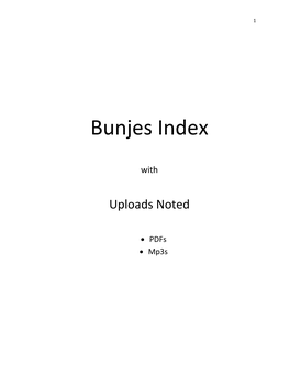 Bunjes Index