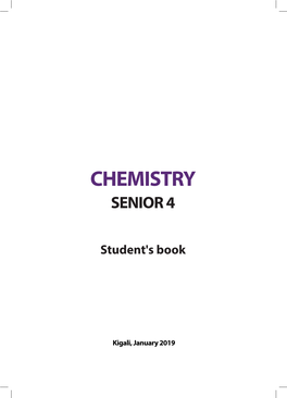 Chemistry Senior 4