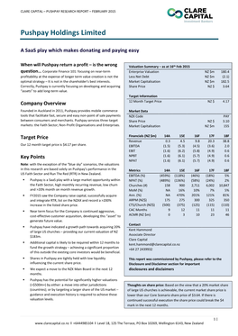 Pushpay Holdings Limited