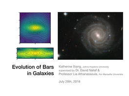 Evolution of Bars in Galaxies