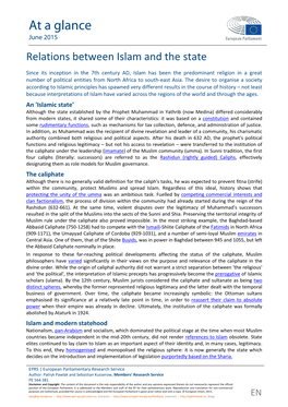 Relations Between Islam and the State