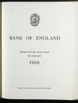 Annual Report and Accounts 1968