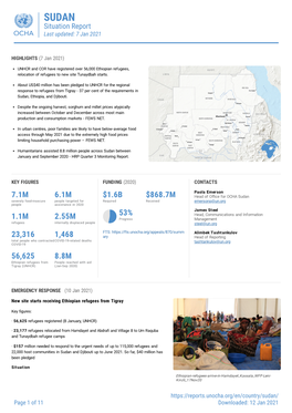 Sudan, Situation Report