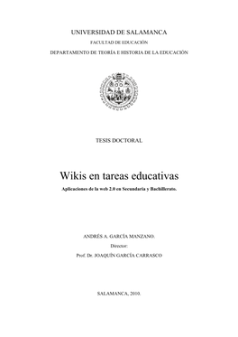 Wikis Y Web 2.0