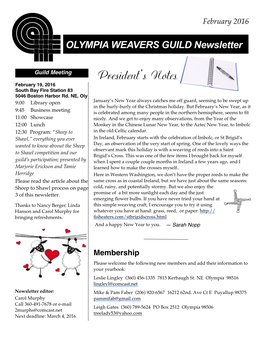 OWG Newsletter