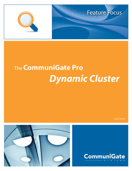 Dynamic Cluster