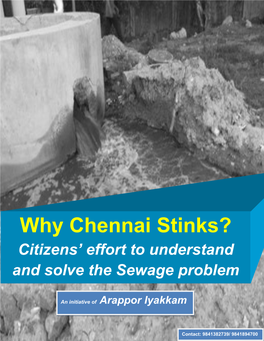 Why Chennai Stinks? Citizens’ Effort to Understand and Solve the Sewage Problem
