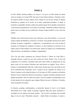 En 2011 Hélène Seydoux Publica Las Mujeres Y La Opera, Un Libro Donde Da Cuenta Cómo En La Ópera, En El Siglo XIX, Más