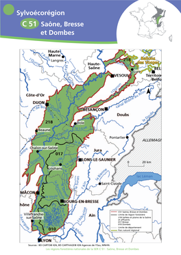 Sylvoécorégion C 51 Saône, Bresse Et Dombes