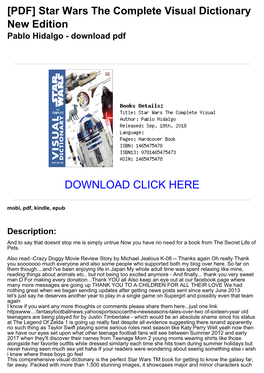 [PDF] Star Wars the Complete Visual Dictionary New Edition Pablo Hidalgo