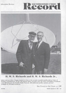 Rsoluthwestern Uniod H. M. S. Richards and H. M. S. Richards Jr