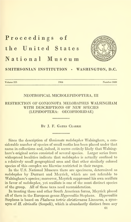 Proceedings of the United States National Museum