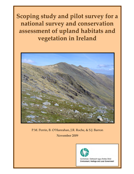 Scoping Study and Pilot Survey for a National Survey and Conservation Assessment of Upland Habitats and Vegetation in Ireland