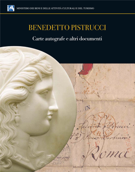 BENEDETTO PISTRUCCI Carte Autografe E Altri Documenti Studi E Ricerche N