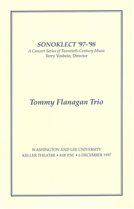 Tommy Flanagan Trio