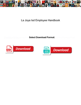 La Joya Isd Employee Handbook